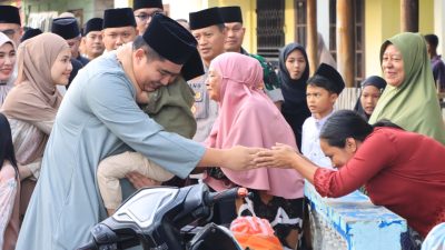 Momen Istimewa di Masjid Al Ma’ruf, Duet Pemkab Bintan dan Pemprov Sapa Warga Kelong