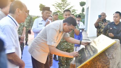 Gubernur Ansar Dampingi Menhan RI Resmikan Masjid Bintang Amin Angkasa di Lanud Hang Nadim Batam