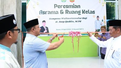 Ketua DPRD Kepri Resmikan Asrama dan Ruang Kelas Ponpes Al Amin di Batam, Wujud Nyata Kepedulian Pendidikan Keagamaan