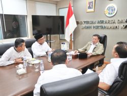 Langkah Strategis Penyediaan Lahan Investasi, Lis Temui Menteri ATR/BPN