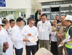 Wagub Nyanyang Tinjau Perbaikan RSUD Raja Ahmad Tabib, Pastikan Kualitas Sesuai Standar Kemenkes