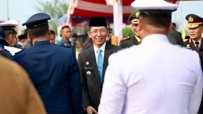 Hadiri Upacara HUT ke-81 TNI, Amsakar Tegaskan Komitmen Perkuat Sinergi Jaga Keamanan dan Percepat Pembangunan