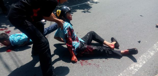 Terjadi kecelakaan, Pelajar Luka Parah Terjadi kecelakaan, Pelajar Luka Parah